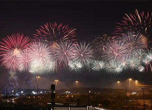 稷山县焰火晚会